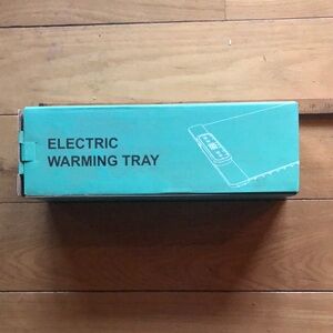 Electric Warming Tray in Teal